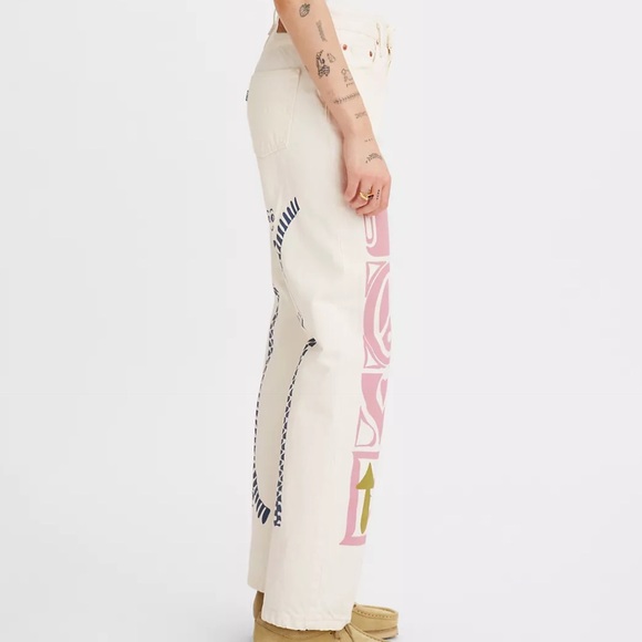 LEVI’S 501 90’s Crazy Legs Summer of Love Collection - Picture 8 of 16